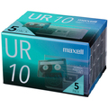 マクセル 音楽用カセットテープ「UR」 10分 UR-10N5P 1パック(5巻)