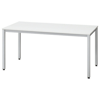 エランサ (N)スクエアテーブル 幅1500×奥行750mm ホワイト(お客様組立) LBS-1575WH 1台