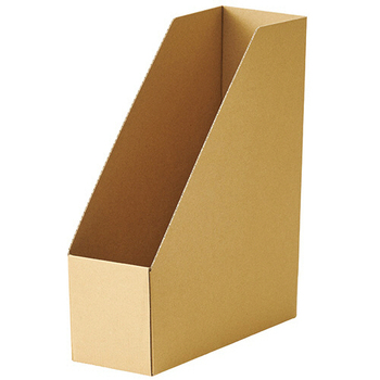 TANOSEE ボックスファイル(ナチュラル) 軽量エコタイプ A4タテ 背幅100mm 1セット(100冊:5冊×20パック)