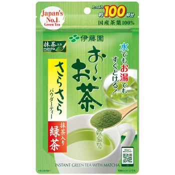 伊藤園 さらさらとける おーいお茶抹茶入り緑茶 80g/パック 1セット(3パック)