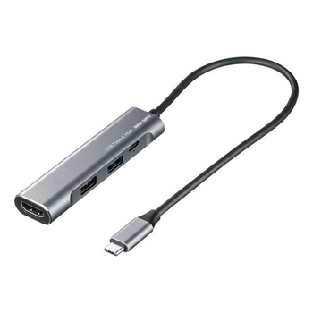 サンワサプライ HDMIポート付 USB Type-Cハブ USB-3TCH37GM 1個