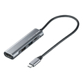 サンワサプライ HDMIポート付 USB Type-Cハブ USB-3TCH37GM 1個