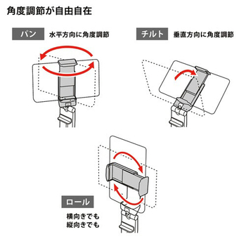 サンワサプライ トラベルスマホホルダー ブラック PDA-STN30BK 1個