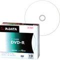 RiDATA データ用DVD-R 4.7GB 1-16倍速 ホワイトワイドプリンタブル 5mmスリムケース D-R16X47G.PW10P SC B 1パック