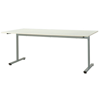エランサ (N)ミーティングテーブル T字脚 幅1800×奥行900mm ホワイト(お客様組立) LBT-N1890WH 1台