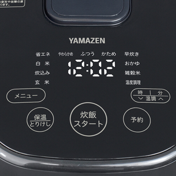 YAMAZEN IH炊飯器 5.5合炊き ブラック YJN-E101(B) 1台