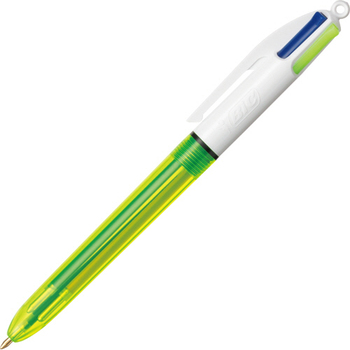 BIC 4色ネオンボールペン 4CN10FLYLW 1本