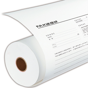 TANOSEE 感熱FAXロール紙 A4 幅210mm×長さ30m 芯内径0.5インチ 表発色 1本