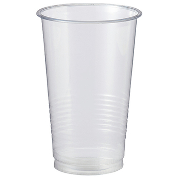 TANOSEE リサイクルPETカップ 420ml(14オンス) 1セット(900個:50個×18パック)