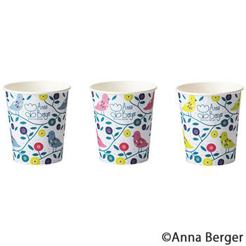 TANOSEE 紙コップ Little Bird(リトルバード) 150mL(5オンス) 1セット(3200個:80個×40パック)