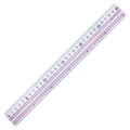 コクヨ 直線定規(まなびすと)(再生PET樹脂製) 30cm ピンク GY-GBA111P 1セット(10本)