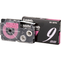 カシオ NAME LAND 蛍光テープ 9mm×5.5m 蛍光ピンク/黒文字 XR-9FPK 1個