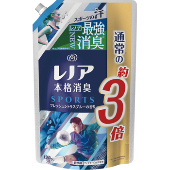 P&G レノア本格消臭 スポーツ フレッシュシトラスブルー 詰替用 超特大 1260ml 1個