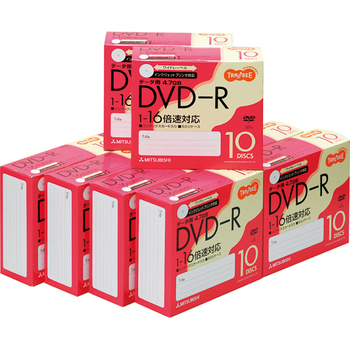 TANOSEE データ用DVD-R 4.7GB 1-16倍速 ホワイトワイドプリンタブル 5mmスリムケース DHR47JP10T 1セット(100枚:10枚×