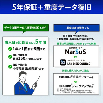 アイオーデータ LAN DISK 10GbE&マルチギガビット Linux 法人2ドライブNAS(5年保証) 2TB HDL2-XA2B 1台