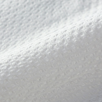 TANOSEE 紙エンボスおしぼり 白 丸型 1パック(100枚)