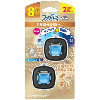 P&G ファブリーズ イージークリップ 消臭成分最高レベル フレッシュシャボン 2.5mL 1パック(2個)