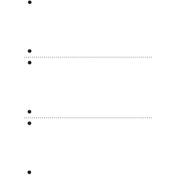TANOSEE 汎用マルチタイププリンタ帳票 白紙 A4 3分割 6穴 1箱(2500枚:500枚×5冊)