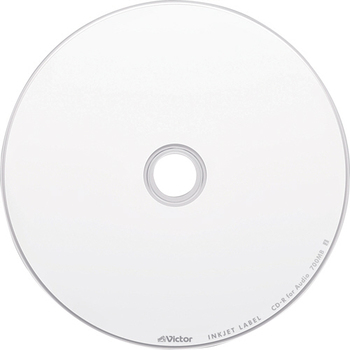 JVC 音楽用CD-R 80分 1-48倍速対応 ホワイトワイドプリンタブル スピンドルケース AR80FP30SJ1 1パック(30枚)