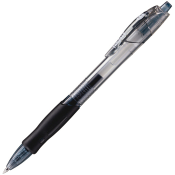 TANOSEE ノック式ゲルインクボールペン スリム 0.5mm 黒 1セット(10本)