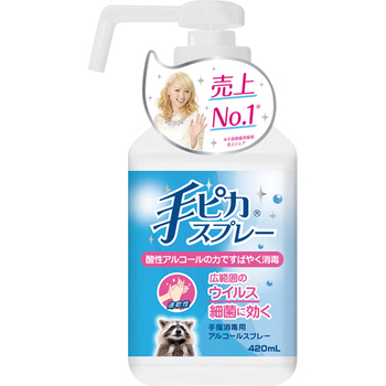 健栄製薬 手ピカスプレー 本体 420ml 1本