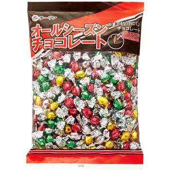 チーリン製菓 オールシーズン チョコレート 400g 1パック