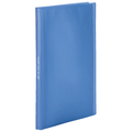 TANOSEE 環境にやさしいクリアファイル(植物由来原料配合) A4タテ 20ポケット 背幅16mm ブルー 1冊