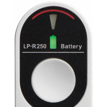プラス 電池残量表示付レーザーポインター 赤色光 ホワイト LP-R250 1個