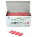 日本白墨工業 エコチョーク72 赤 ECO-2 1箱(72本)