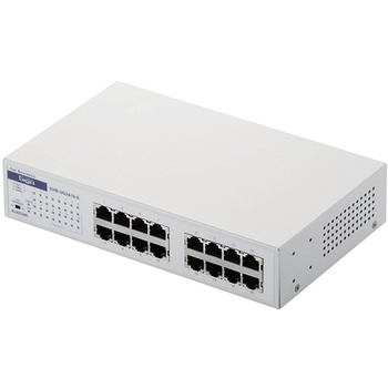 エレコム 1000BASE-T対応 スイッチングハブ 16ポート メタル筐体 ホワイト RoHS指令準拠(10物質) EHB-UG2A16-S 1セット(3台)