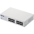 エレコム 1000BASE-T対応 スイッチングハブ 16ポート メタル筐体 ホワイト EHB-UG2A16-S 1セット(3台)