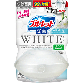 小林製薬 液体ブルーレットおくだけ 除菌ホワイト ホワイティッシュリリー 付替用 67ml 1個