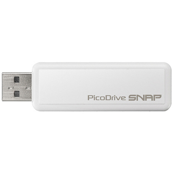 グリーンハウス USBフラッシュメモリ ピコドライブSnap 4GB ホワイト GH-UFD4GSN 1個