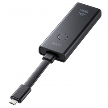 サンワサプライ 4K対応ワイヤレスHDMIエクステンダー(Type-C接続用・送信機のみ) VGA-EXWHD12CTX 1台