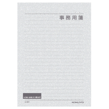 コクヨ 事務用箋 セミB5 横罫 枠付 25行 50枚 ヒ-501 1冊
