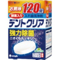 紀陽除虫菊 入れ歯洗浄剤 デントクリア K-7001 1セット(720錠:120錠×6箱)