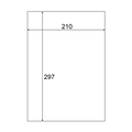 ヒサゴ クラッポカード A4 ホワイト BM02S 1冊(10枚)