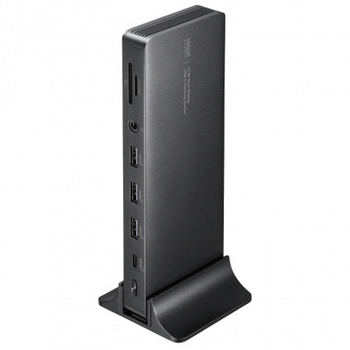 サンワサプライ ドッキングステーション(4K・HDMI×2画面出力・ACアダプタ付) USB-CVDK16 1台