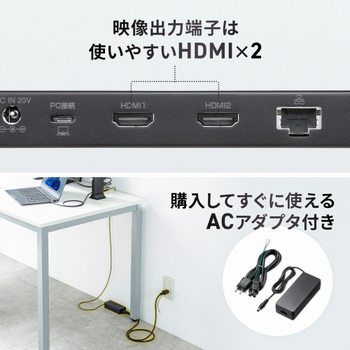 サンワサプライ ドッキングステーション(4K・HDMI×2画面出力・ACアダプタ付) USB-CVDK16 1台