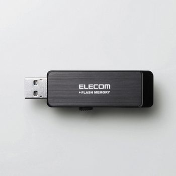 エレコム USB3.0ハードウェア暗号化USBメモリ 8GB ブラック MF-ENU3A08GBK 1個