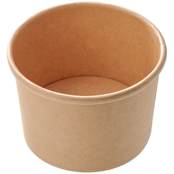シモジマ HEIKO 食品容器 未晒フードカップ 深型 本体 235mL #004500001 1パック(25個)