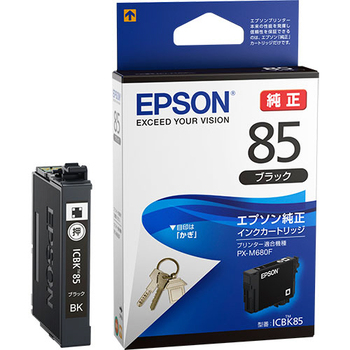 エプソン インクカートリッジ ブラック ICBK85 1個
