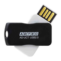 アドテック USB2.0 回転式フラッシュメモリ 32GB ブラック AD-UCTB32G-U2R 1個