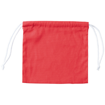 三栄産業 11号帆布硬貨集金用巾着袋 赤 KC2525SET5-02 1パック(5枚)