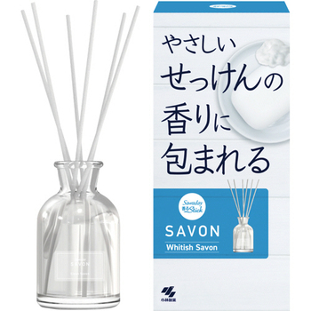 小林製薬 サワデー 香るスティック SAVON ホワイティッシュサボン 本体 70ml 1セット