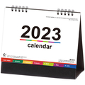 九十九商会 卓上カレンダー カラーインデックス 2023年版 NK-516-2023 1セット(5冊)