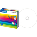 バーベイタム データ用DVD-R DL 8.5GB 2-8倍速 ホワイトワイドプリンタブル 5mmスリムケース DHR85HP10V1 1パック(10枚)