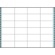 コクヨ 連続伝票用紙(タックフォーム) 横15×縦11インチ(381.0×279.4mm) 24片 ECL-745 1箱(50シート)
