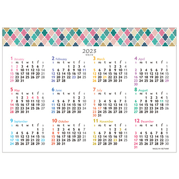 九十九商会 卓上カレンダー HOKUO 2023年版 SG-9200-2023 1セット(5冊)