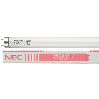 ホタルクス(NEC) 蛍光ランプ ライフライン 直管グロースタータ形 10W形 白色 FL10W/4K-L 1パック(4本)